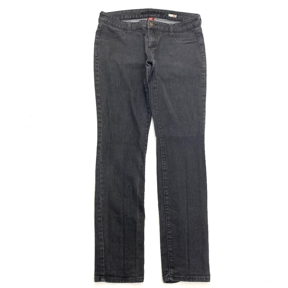 Arizona Super Skinny Women's size 13 Medium Wash Black Denim Jeans